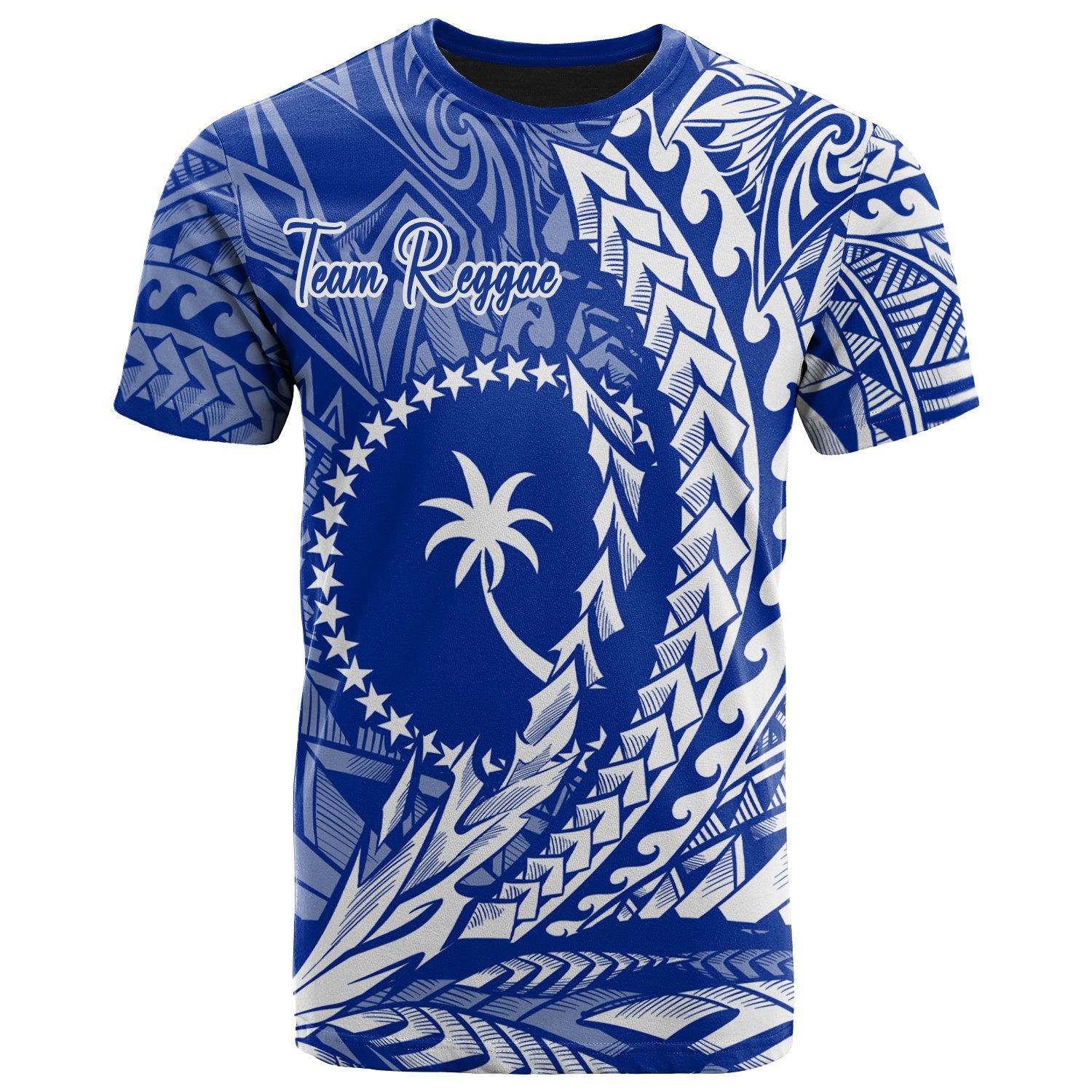  Team Reggae Chuuk State T Shirt Wings Style Flag Color