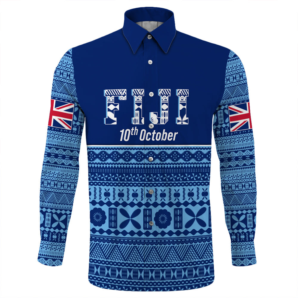 Fiji Independence Day Long Sleeve Button Shirt