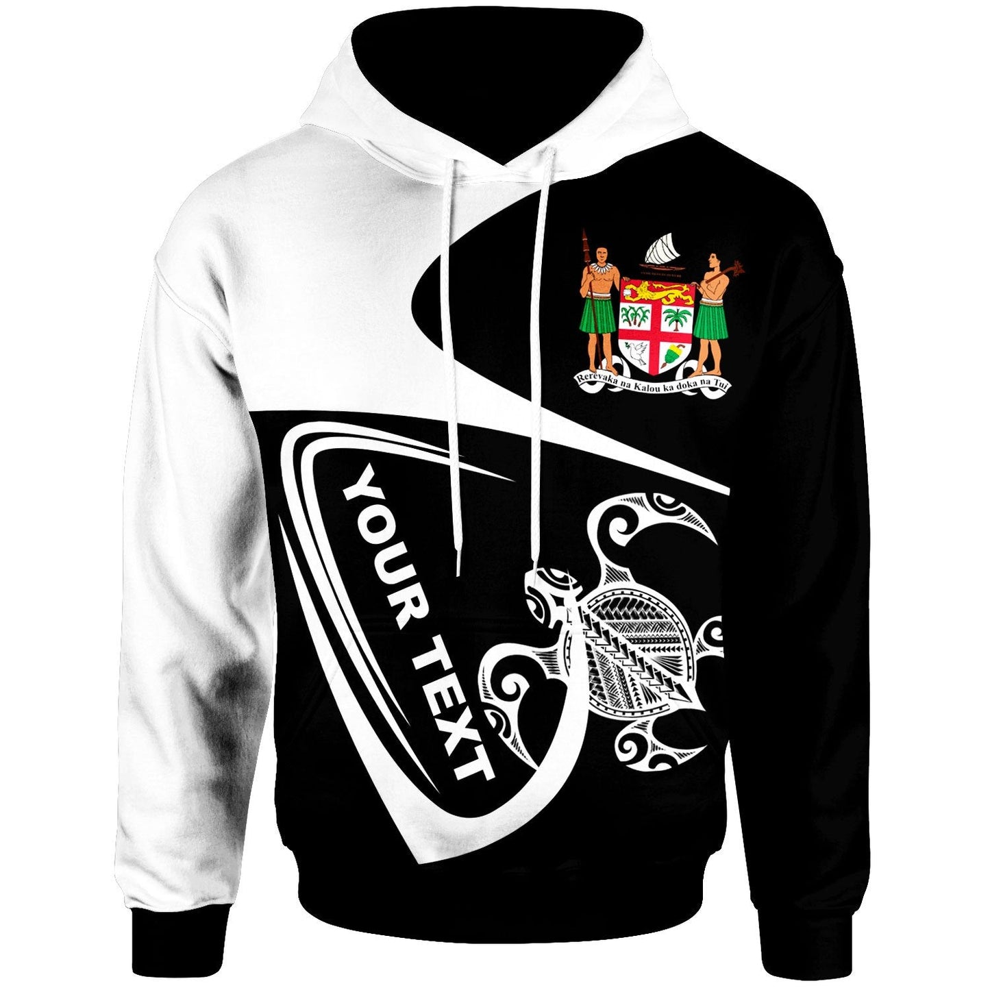 Custom Text Fiji Custom Personalised Hoodie Street Style