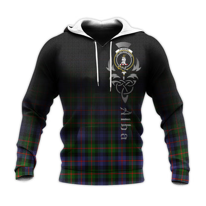 Printivon Fleming Tartan Crest Alba Celtic Hoodie