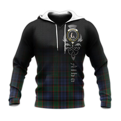 Printivon Fletcher Tartan Crest Alba Celtic Hoodie