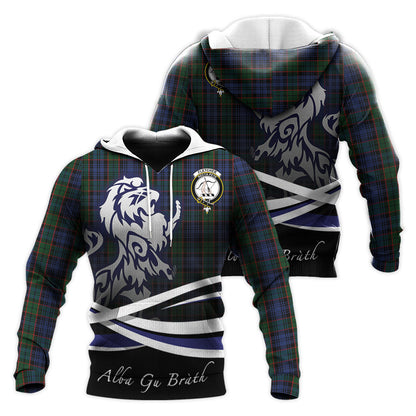 Printivon Fletcher Tartan Scottish Lion Hoodie