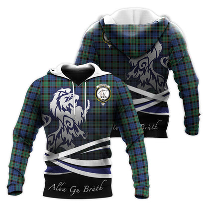 Printivon Fletcher Ancient Tartan Scottish Lion Hoodie