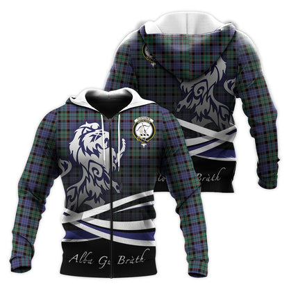 Printivon Fletcher Modern Tartan Scottish Lion Hoodie