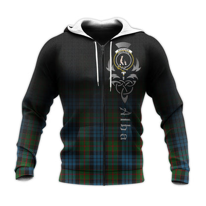 Printivon Fletcher Of Dunans Tartan Crest Alba Celtic Hoodie