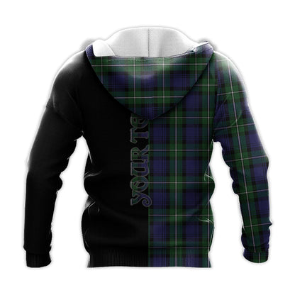 Printivon Forbes Tartan Personalize Half Hoodie