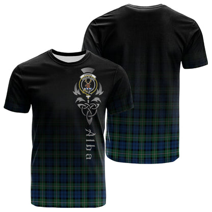 Printivon Forbes Ancient Tartan Crest Alba Celtic T Shirt