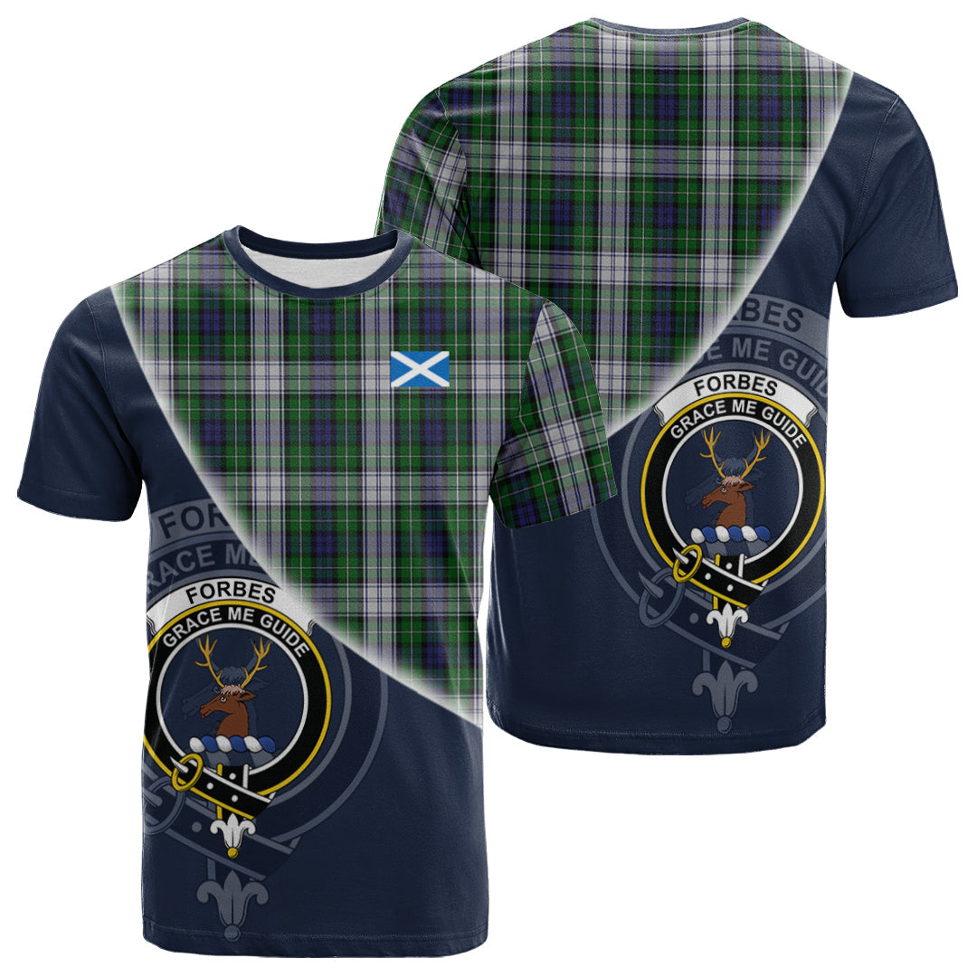 Printivon Forbes Dress Tartan Scottish Crest T Shirt