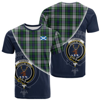 Printivon Forbes Dress Tartan Scottish Crest T Shirt