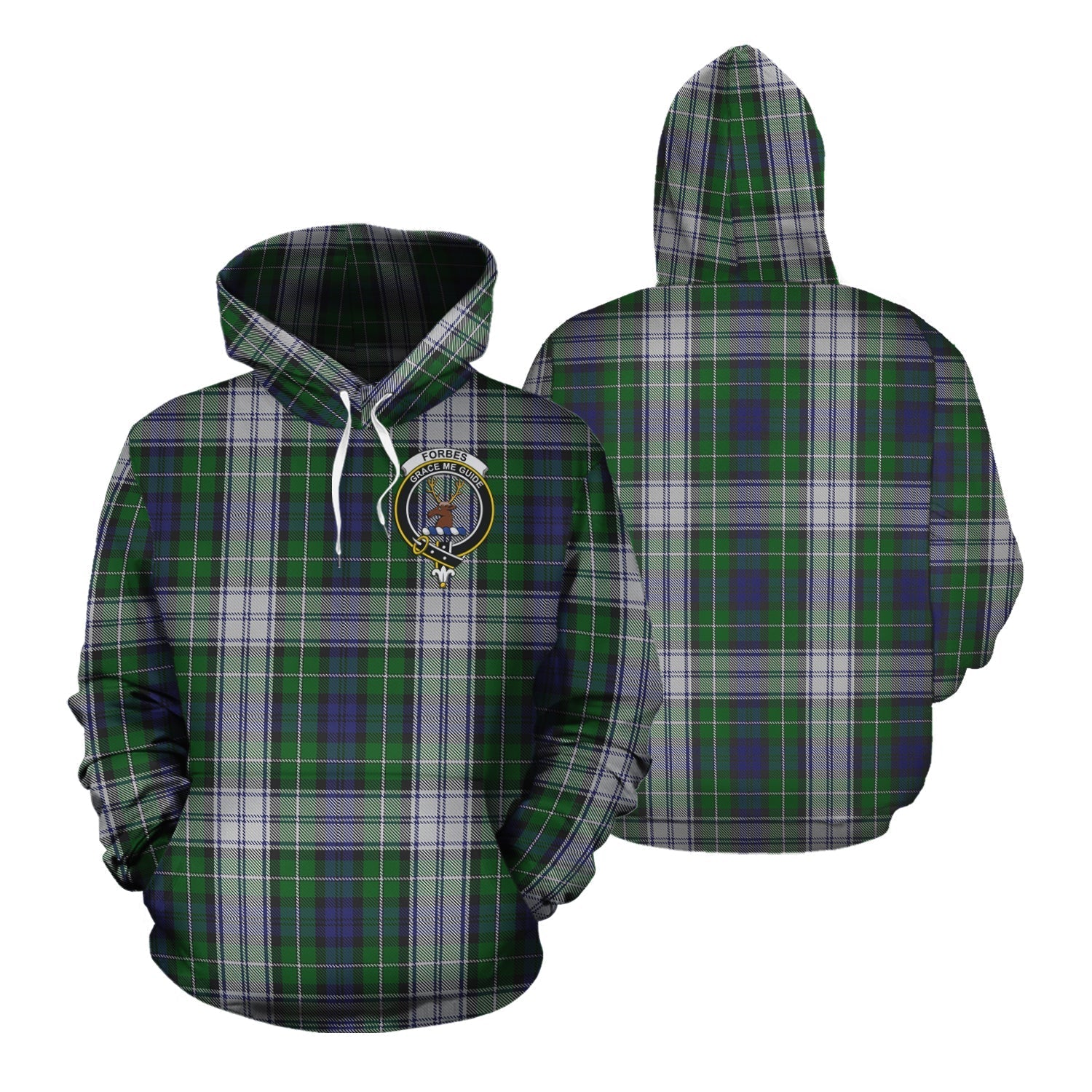 Printivon Forbes Dress Tartan Hoodie
