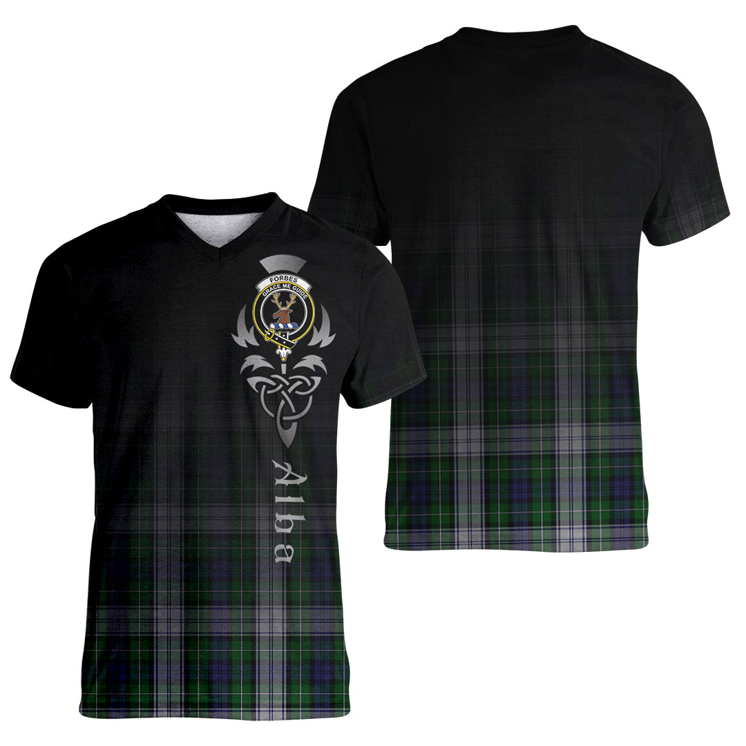Printivon Forbes Dress Tartan Crest Alba Celtic T Shirt