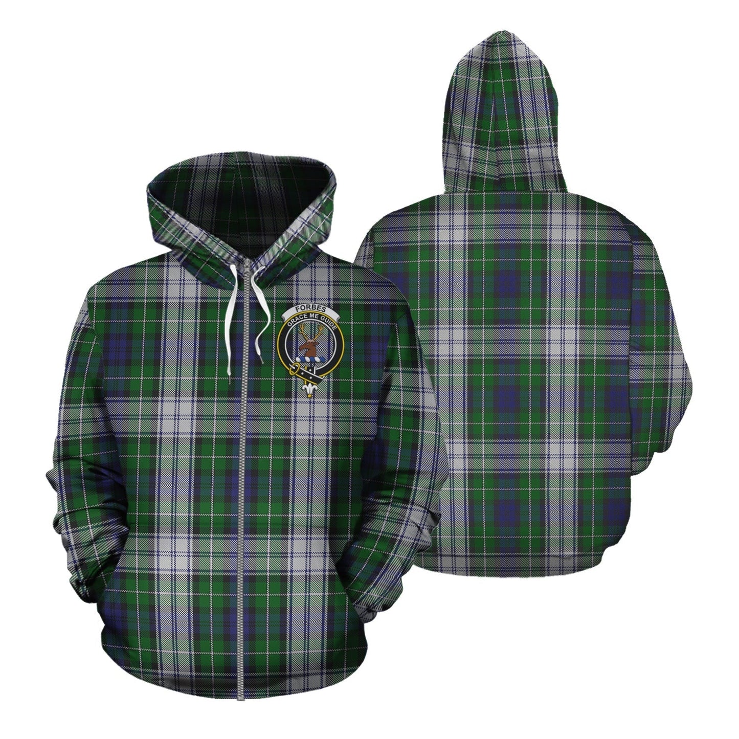 Printivon Forbes Dress Tartan Hoodie