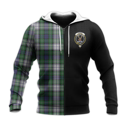 Printivon Forbes Dress Tartan Personalize Half Hoodie