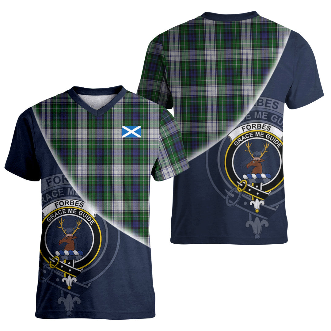 Printivon Forbes Dress Tartan Scottish Crest T Shirt