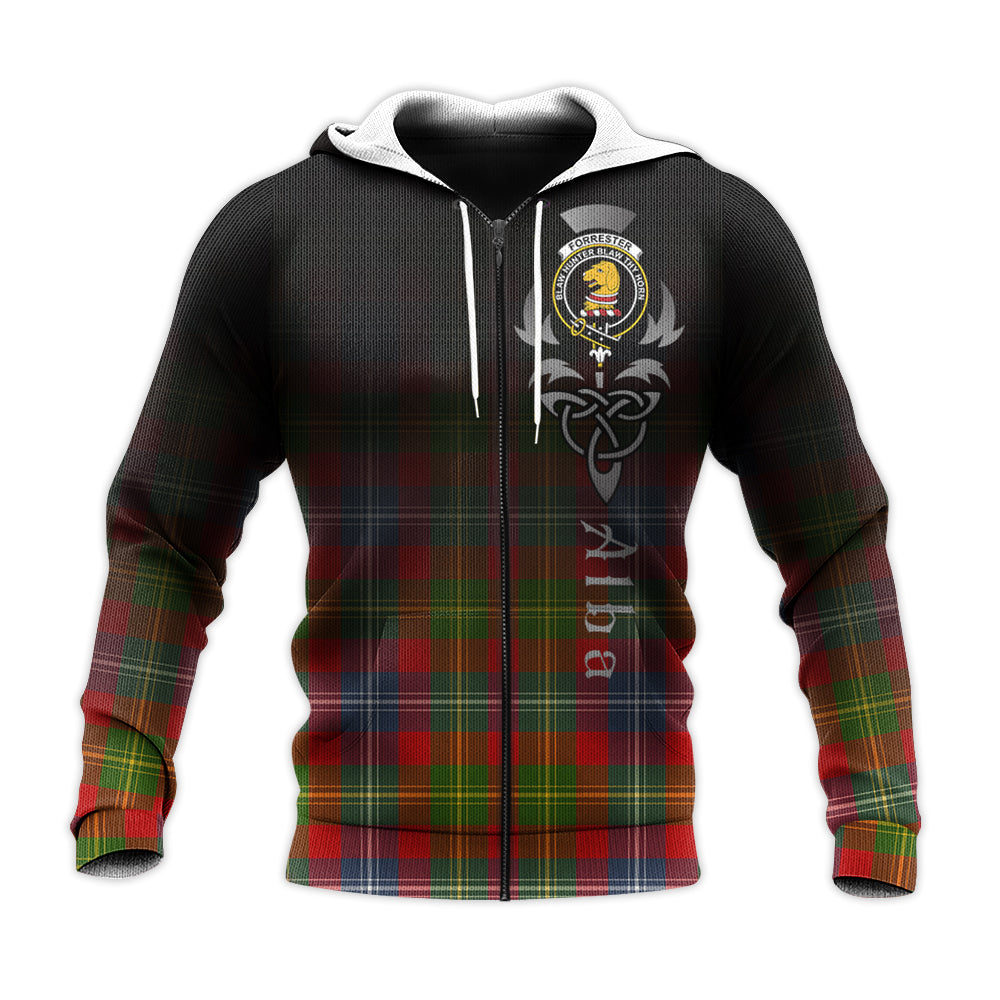 Printivon Forrester Tartan Crest Alba Celtic Hoodie