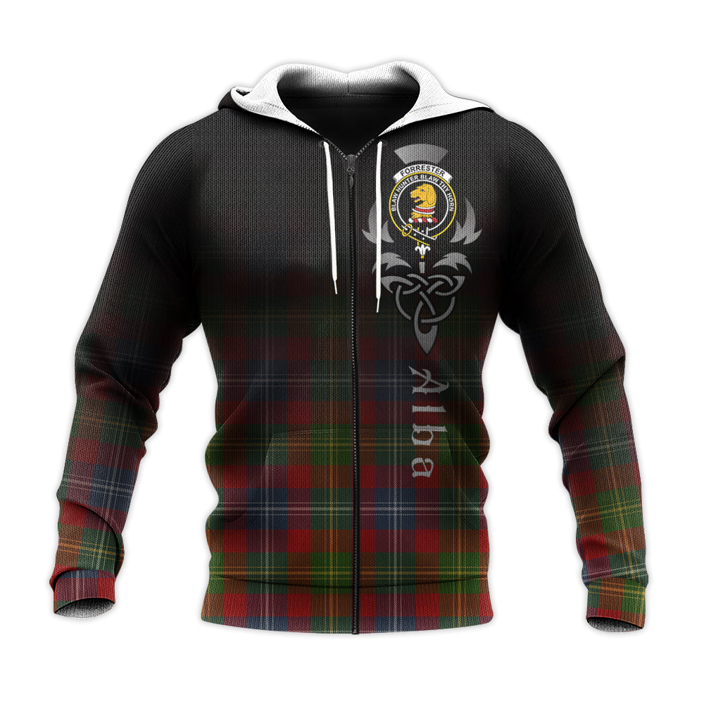 Printivon Forrester Or Foster Tartan Crest Alba Celtic Hoodie