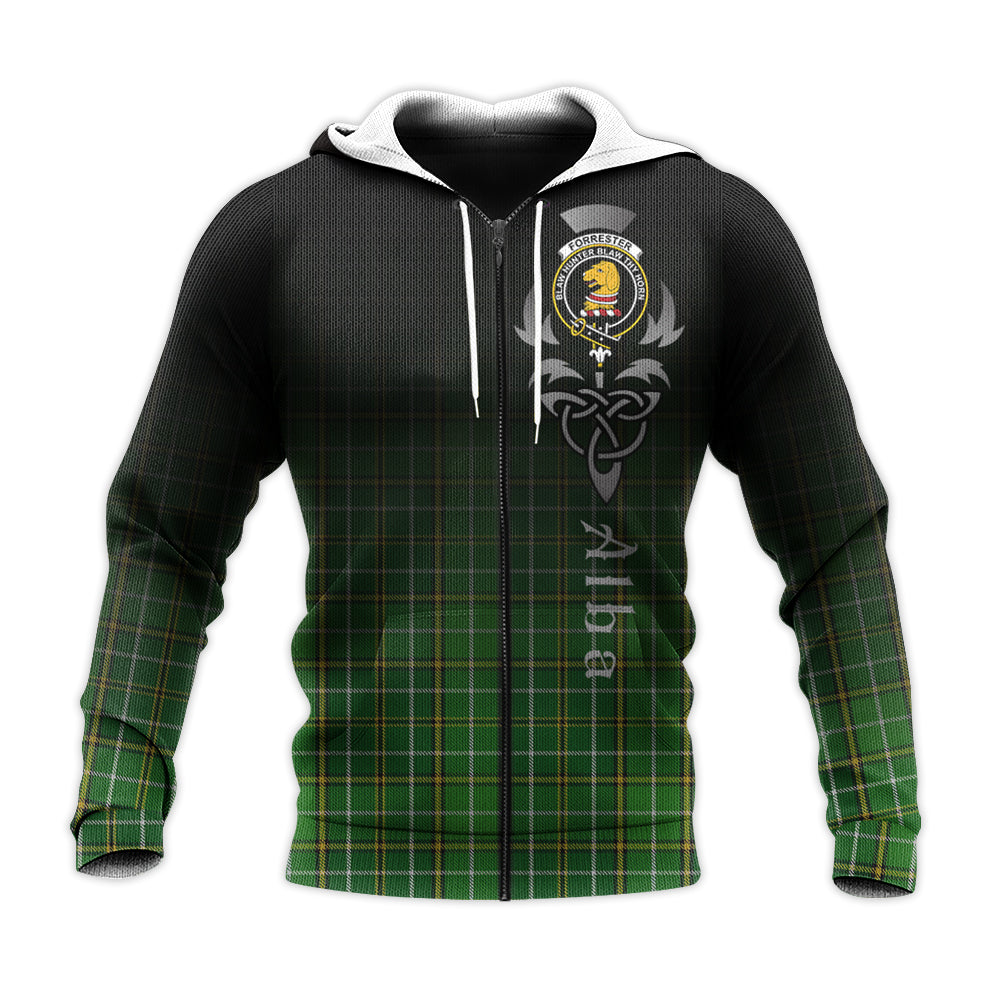 Printivon Forrester Or Foster Hunting Tartan Crest Alba Celtic Hoodie