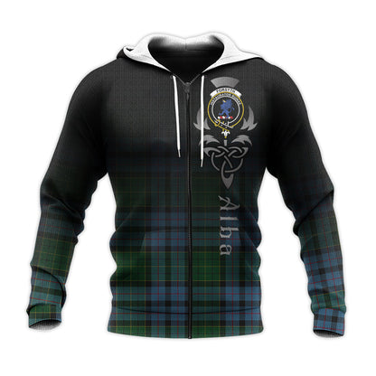 Printivon Forsyth Tartan Crest Alba Celtic Hoodie