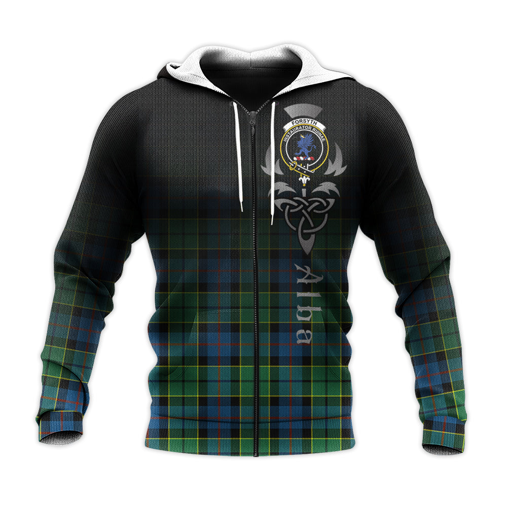 Printivon Forsyth Ancient Tartan Crest Alba Celtic Hoodie