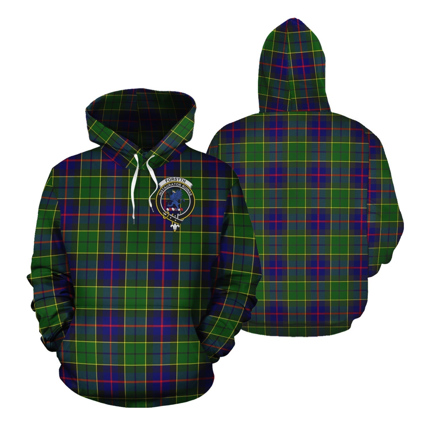 Printivon Forsyth Modern Tartan Hoodie