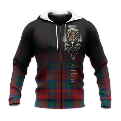 Printivon Fotheringham Modern Tartan Crest Alba Celtic Hoodie