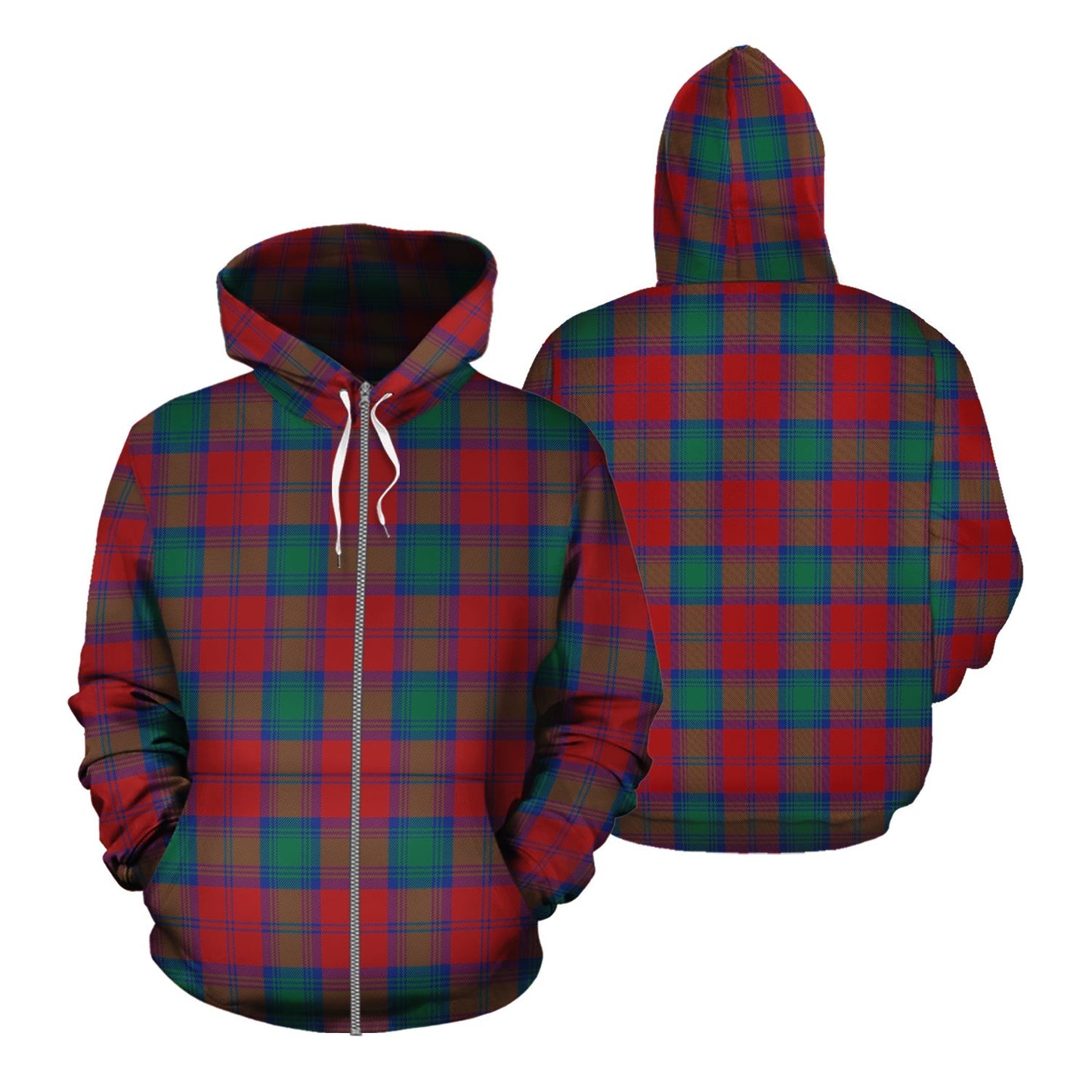 Printivon Fotheringham Modern Tartan Hoodie