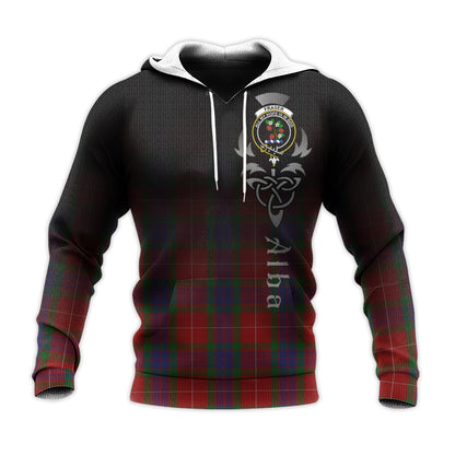 Printivon Fraser Tartan Crest Alba Celtic Hoodie