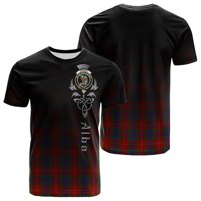Printivon Fraser Tartan Crest Alba Celtic T Shirt