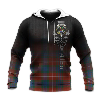 Printivon Fraser Ancient Tartan Crest Alba Celtic Hoodie