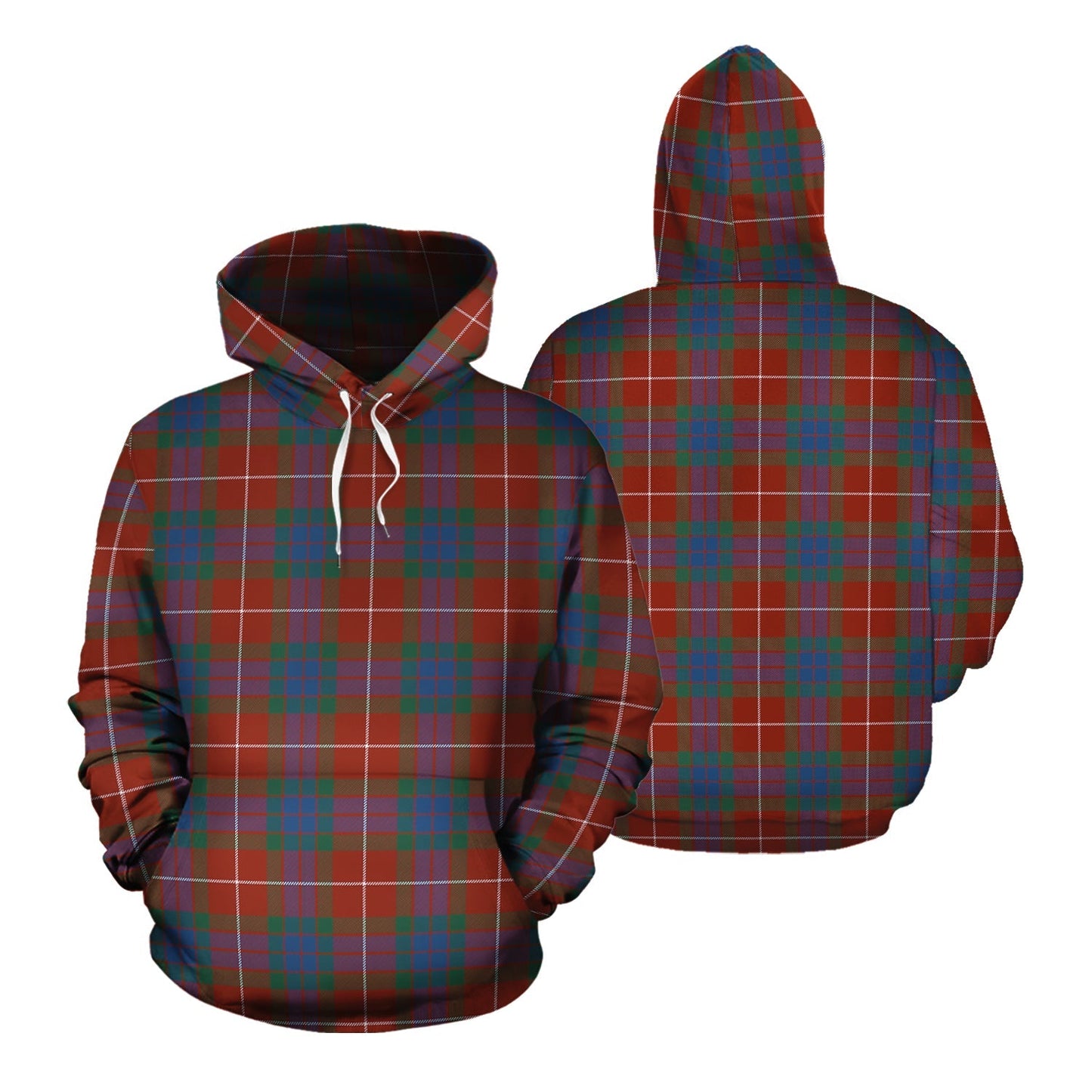 Printivon Fraser Ancient Tartan Hoodie