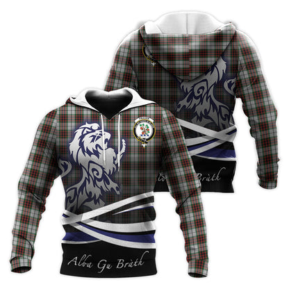 Printivon Fraser Dress Tartan Scottish Lion Hoodie
