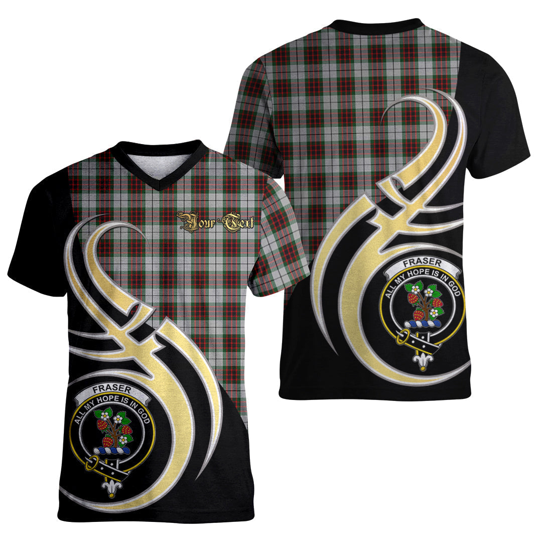 Printivon Fraser Dress Tartan Crest Believe In Me T Shirt