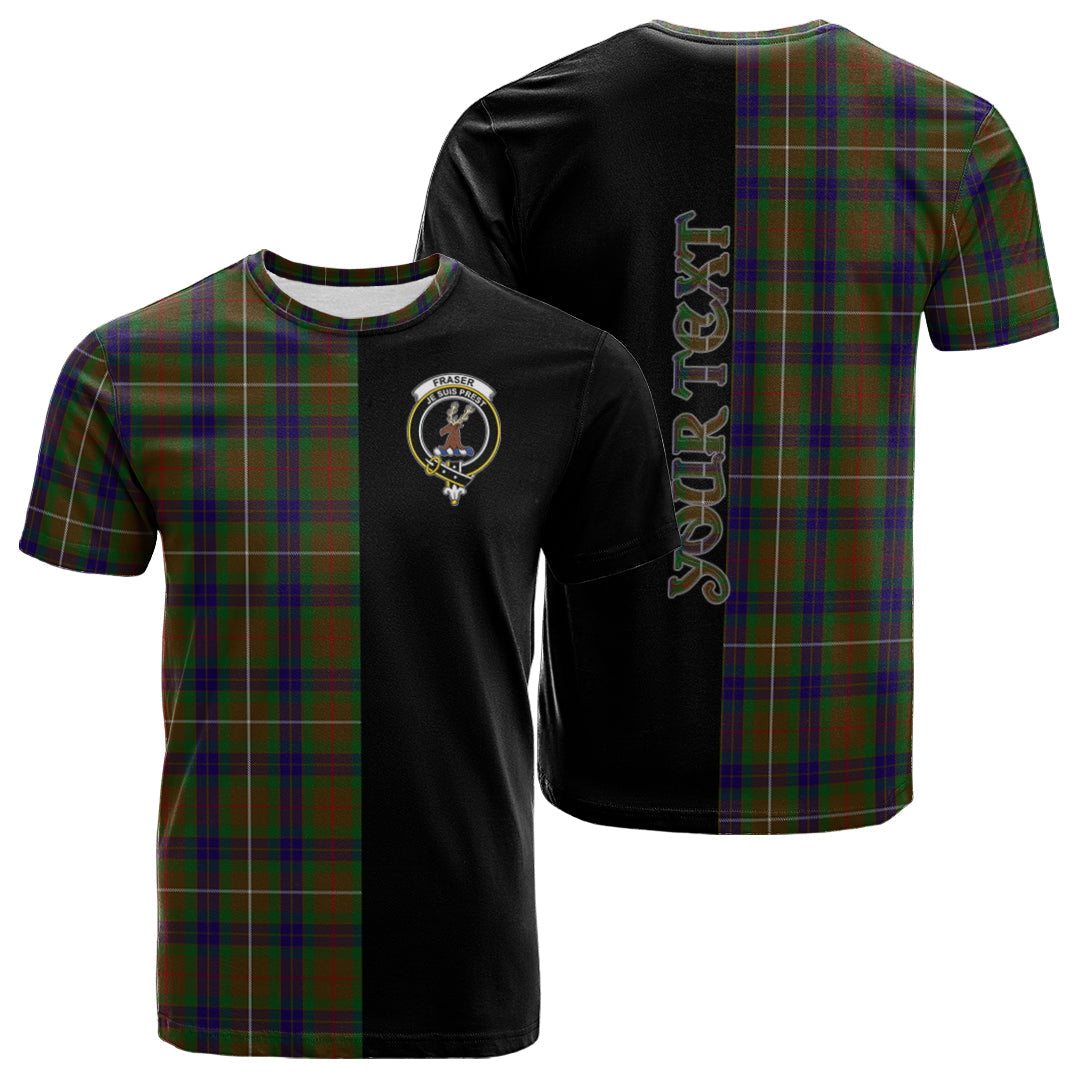 Printivon Fraser Hunting Tartan Personalize Half T shirt