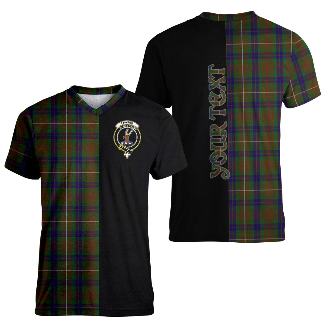 Printivon Fraser Hunting Tartan Personalize Half T shirt