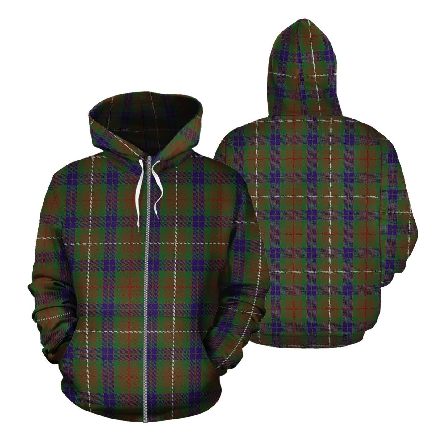 Printivon Fraser Hunting Tartan Hoodie