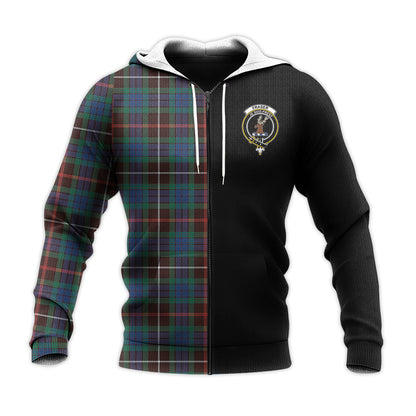 Printivon Fraser Hunting Ancient Tartan Personalize Half Hoodie
