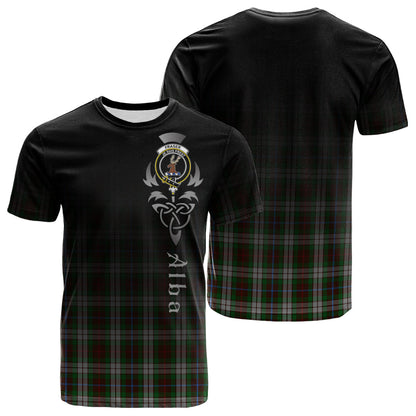 Printivon Fraser Hunting Dress Tartan Crest Alba Celtic T Shirt