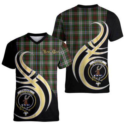 Printivon Fraser Hunting Dress Tartan Crest Believe In Me T Shirt