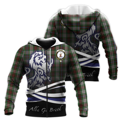 Printivon Fraser Hunting Dress Tartan Scottish Lion Hoodie