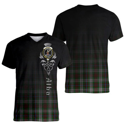 Printivon Fraser Hunting Dress Tartan Crest Alba Celtic T Shirt