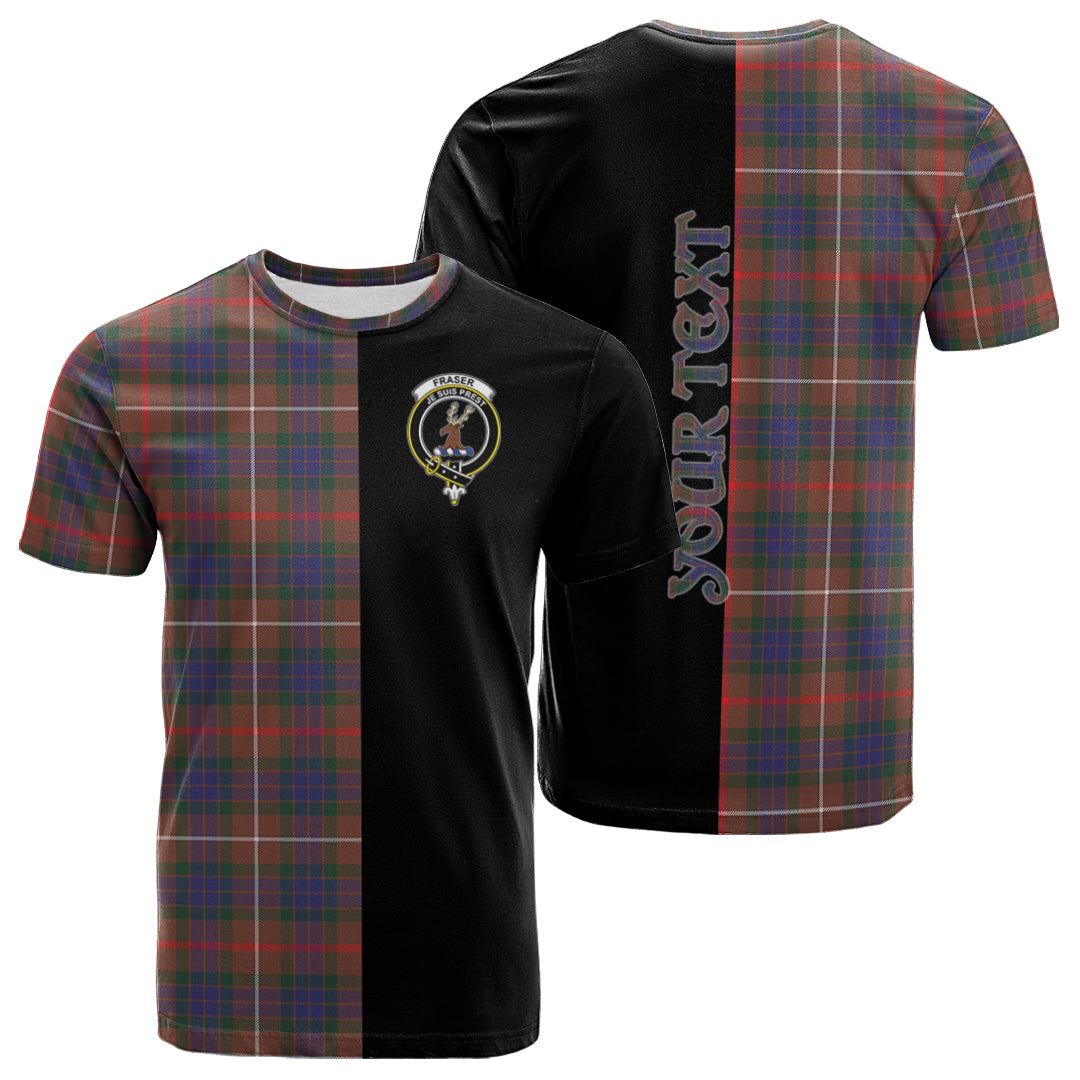 Printivon Fraser Hunting Modern Tartan Personalize Half T shirt