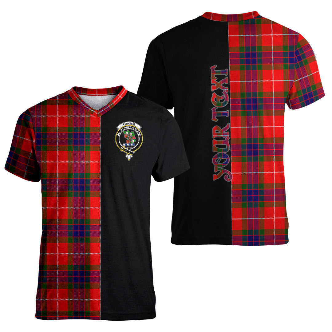 Printivon Fraser Modern Tartan Personalize Half T shirt