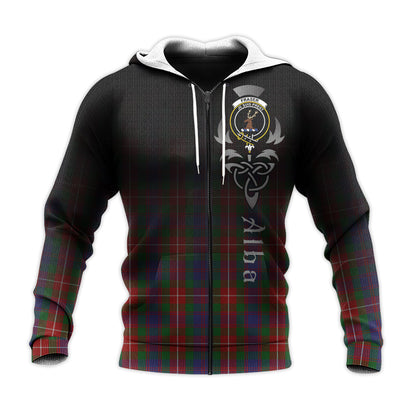 Printivon Fraser Of Lovat Tartan Crest Alba Celtic Hoodie