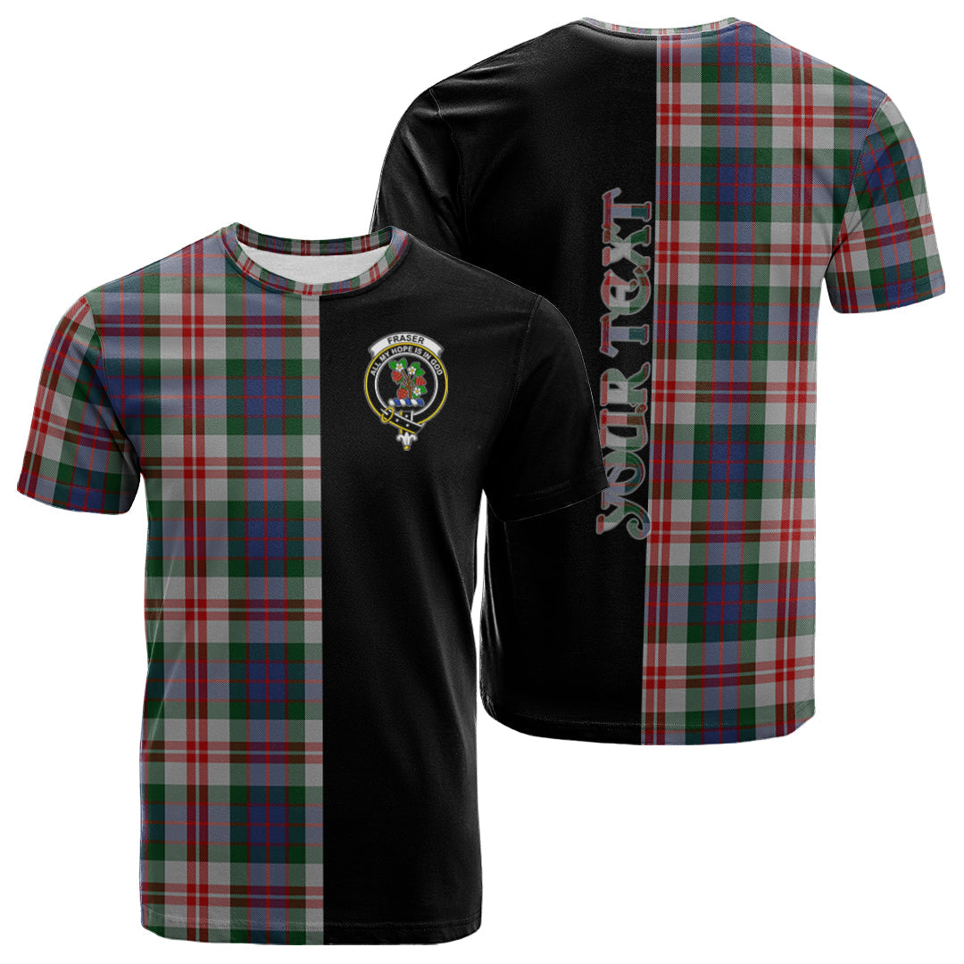 Printivon Fraser Red Dress Tartan Personalize Half T shirt