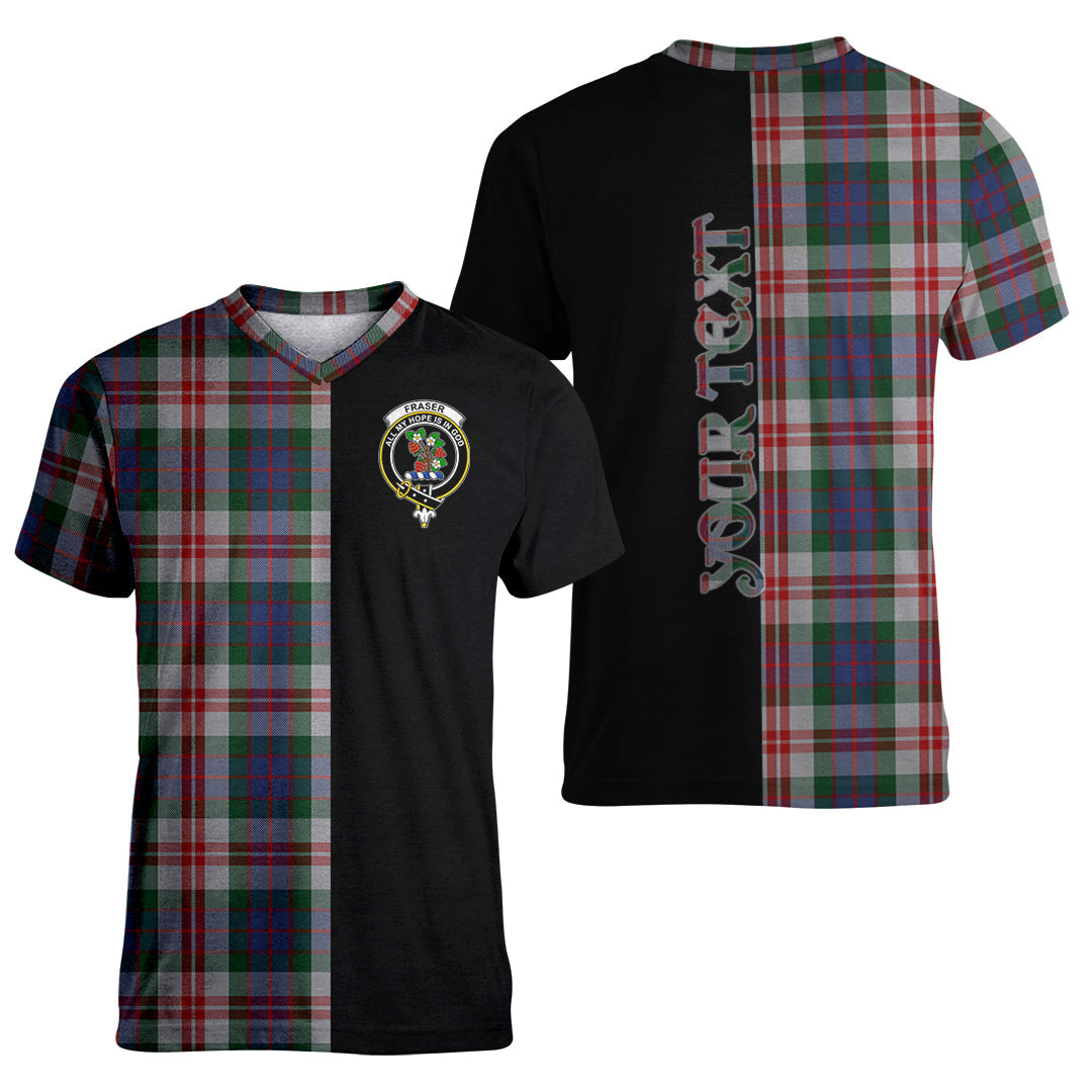 Printivon Fraser Red Dress Tartan Personalize Half T shirt
