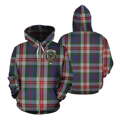 Printivon Fraser Red Dress Tartan Hoodie