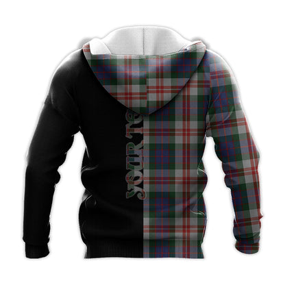 Printivon Fraser Red Dress Tartan Personalize Half Hoodie