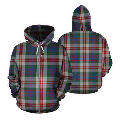 Printivon Fraser Red Dress Tartan Hoodie