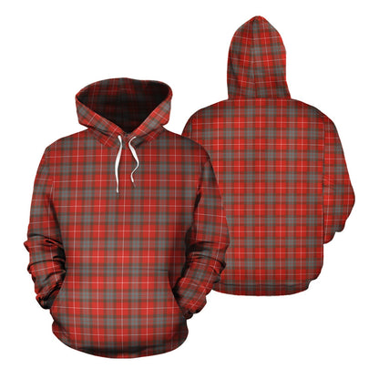 Printivon Fraser Weathered Tartan Hoodie