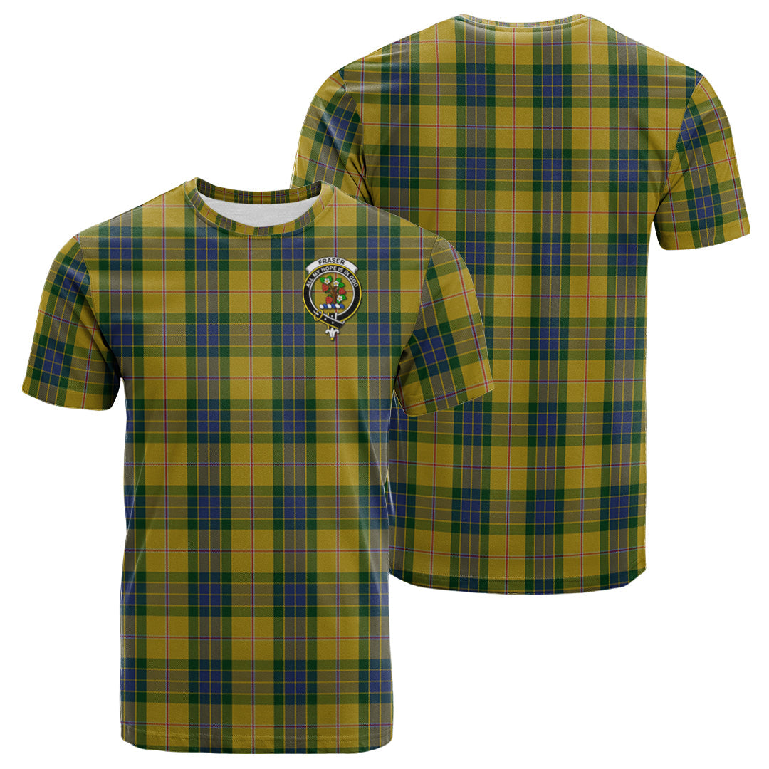 Printivon Fraser Yellow Tartan T Shirt